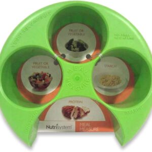 Nutrisystem Meal Measure Food Portion Control for Weight Loss Diet GREEN