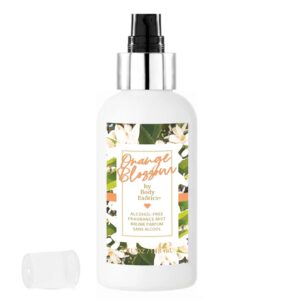 Orange Blossom ALCOHOL-FREE Fine Fragrance Perfume Mist by Body Exotics 5 Fl Oz 148 Ml - the Dreamy Scent of Orange Blossoms in Full Bloom - with Plant Extracts