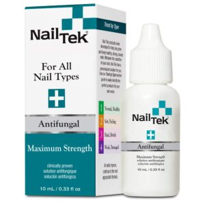 Nail Tek Maximum Strength Solution for All Nail Types, Clinically Proven, 0.33 oz, 1-Pack