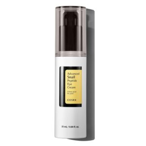 COSRX Snail Mucin Peptide Under Eye Cream, 0.84 fl oz, 73.7% Snail Mucin and Niacinamide, Mothers day gifts for mom, Eye Care, Eye Cream Anti Aging, Dark Circles, Korean Skin Care