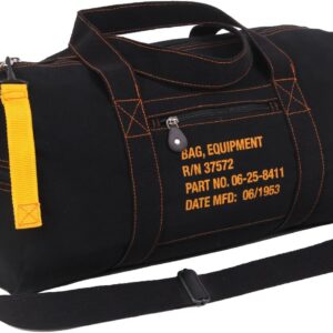 Rothco Canvas Equipment Duffle Bag – Travel & Gym Bag with Heavyweight Cotton Canvas Material – Great for Storing Gear, Clothing, and More