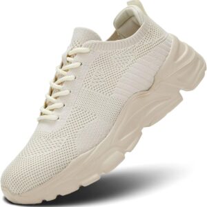Womens Walking Shoes Non Slip Ladies Running Fashion Athletic Sneakers Work Gym Tennis Athletic Sports Comfort Breathable Lightweight Mesh Soft Sole