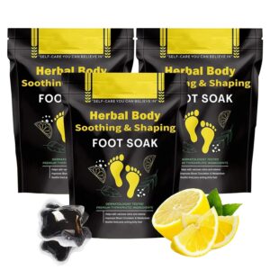15PCS Herbal Foot Soak Beads, Body Detox Shaping Cleansing Foot Soak Beads for Soothing and Relaxing, Long Lasting, Portable, Daily Home Foot Massage Beads for Men and Women（3 Pack/15PCS）