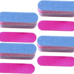 Double-Sided Nail Files 300pcs Mini Boards Nail File Set for Natural Artificial Nails