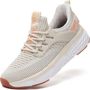 TSIODFO Womens Slip On Running Shoes Wide Lightweight Gym Workout Walking Shoes