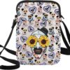 BWWKTOP Horror Clown Crossbody Bag Scary Art Clown Gift Work Of Art Makeup Bag Horror Movie Fan Gift Merchandise